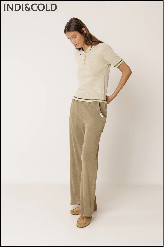 PANTALÓN AMPLIO RIB INDI&COLD