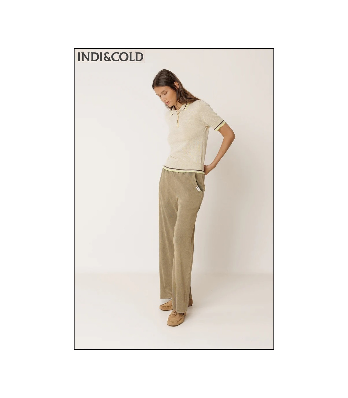 PANTALÓN AMPLIO RIB INDI&COLD