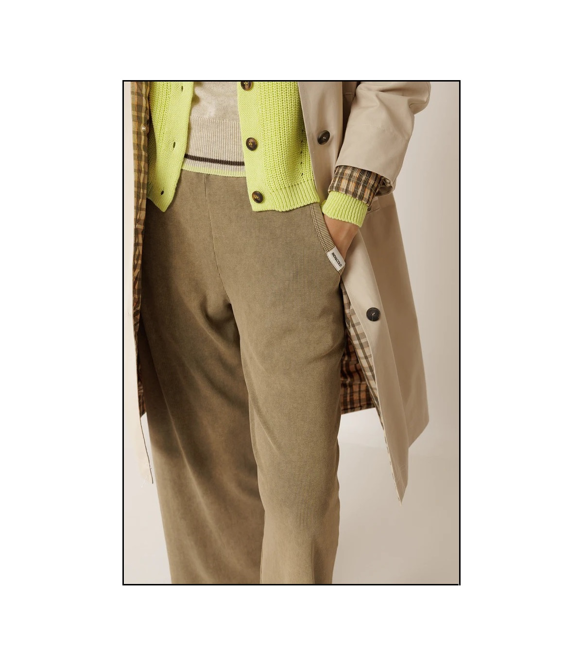 PANTALÓN AMPLIO RIB INDI&COLD