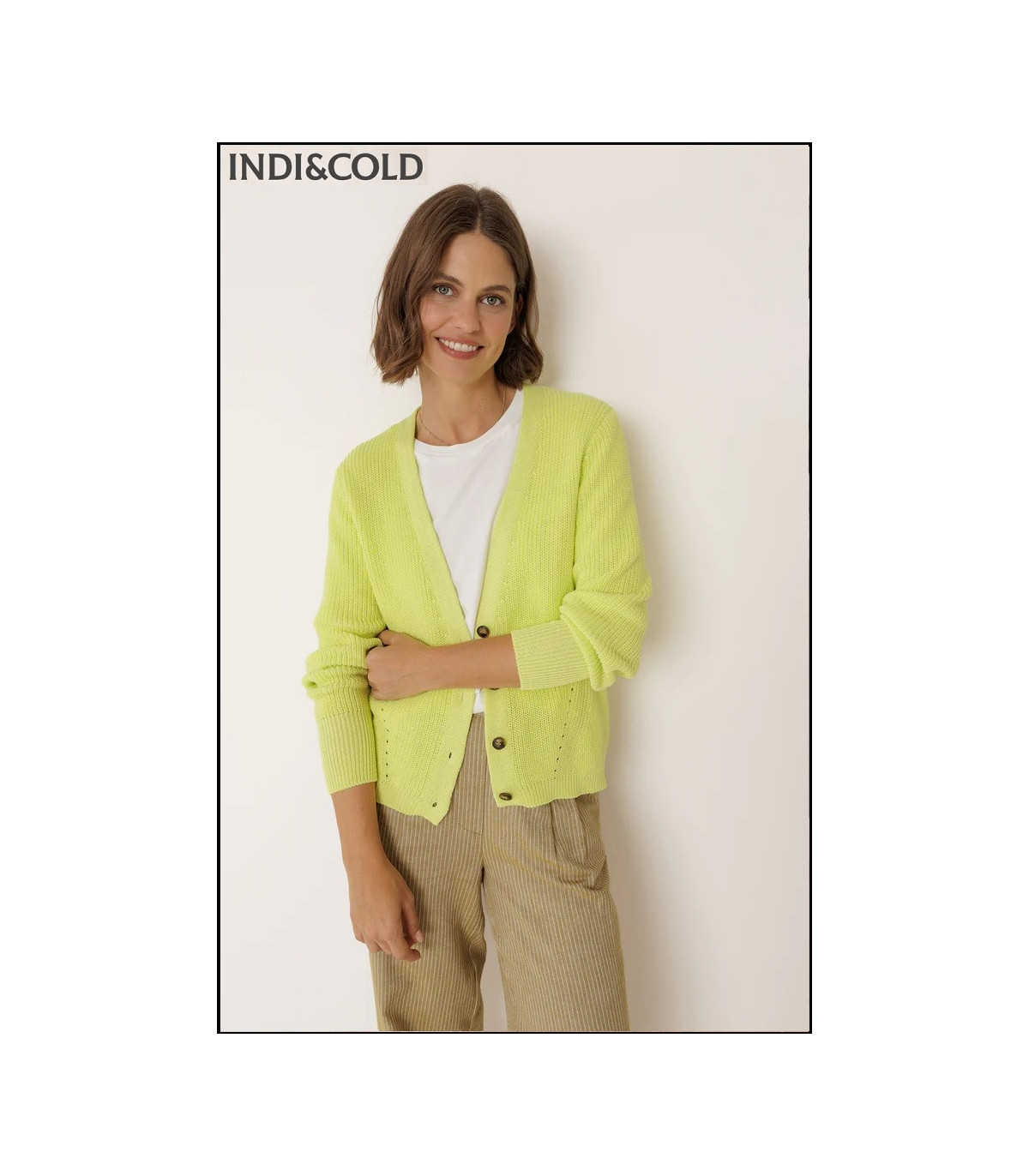 CHAQUETA HALF CÁRDIGAN INDI&COLD