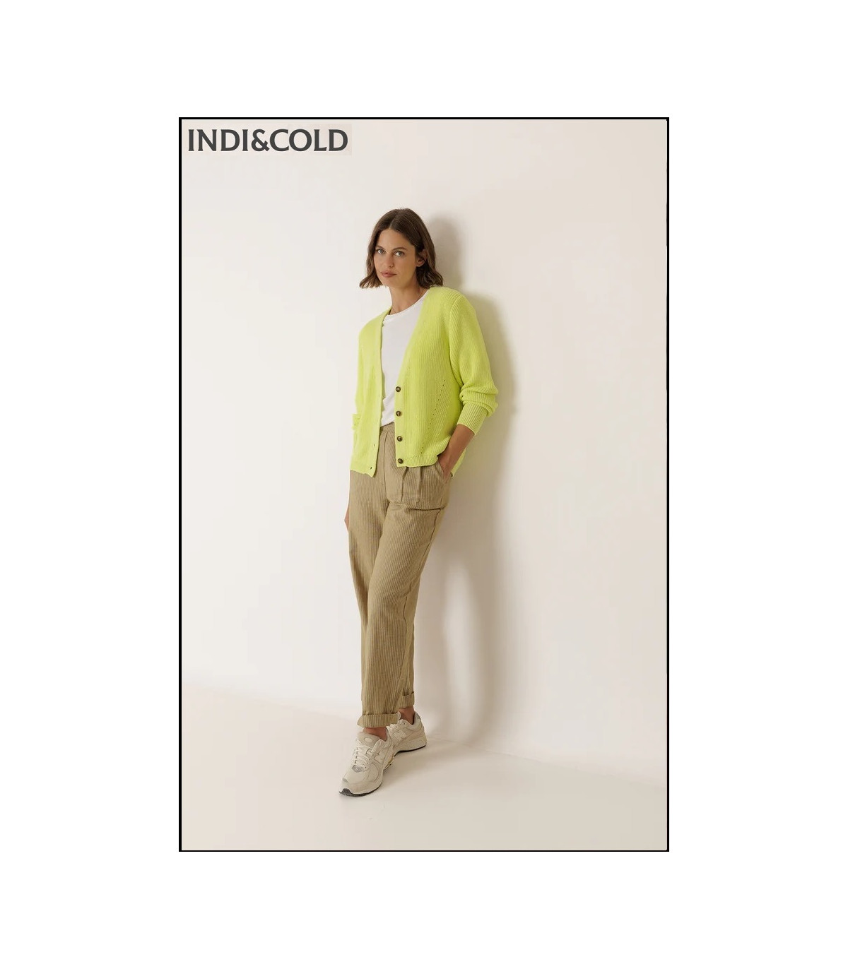 CHAQUETA HALF CÁRDIGAN INDI&COLD