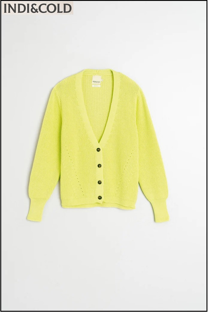 CHAQUETA HALF CÁRDIGAN INDI&COLD