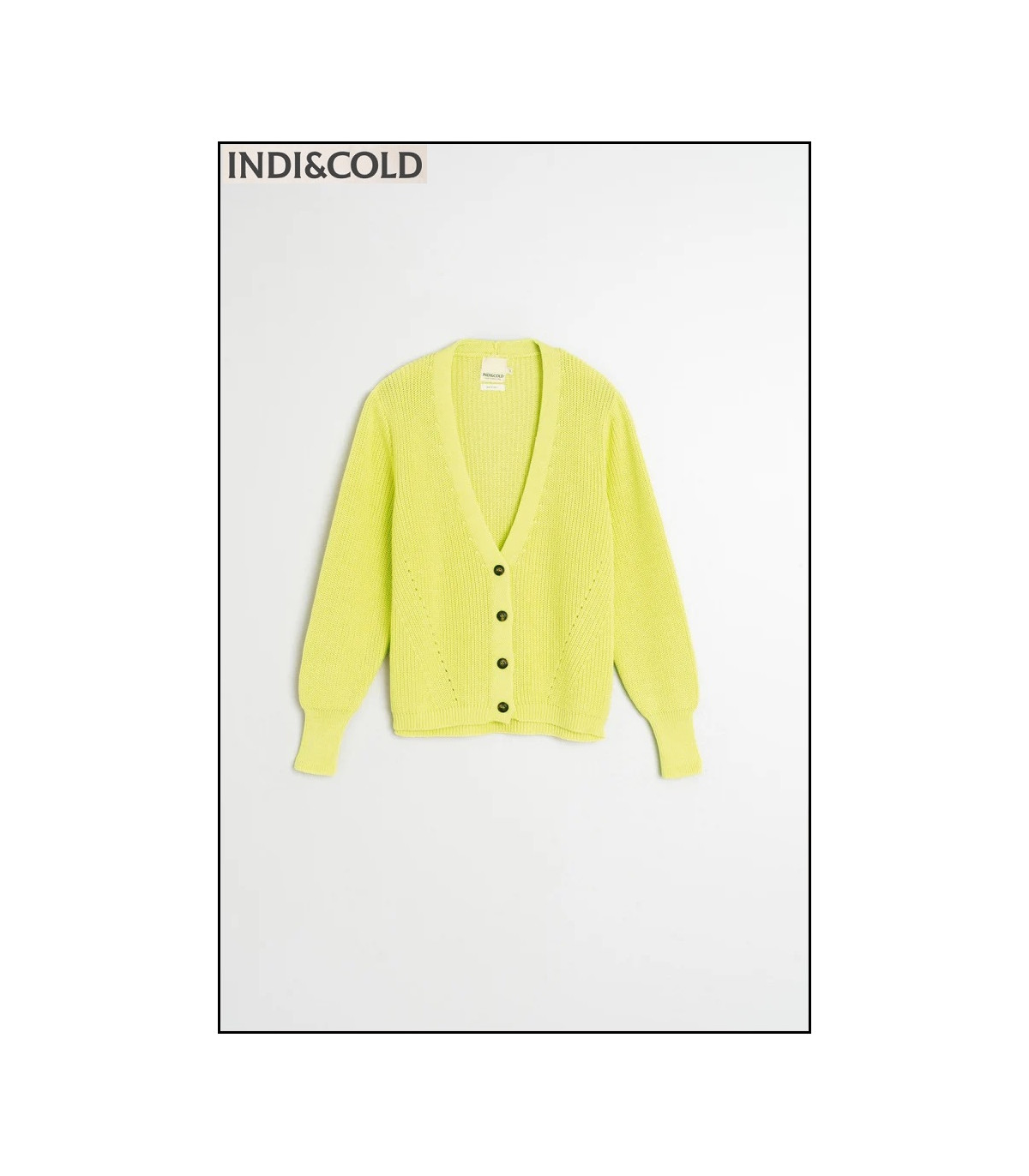 CHAQUETA HALF CÁRDIGAN INDI&COLD