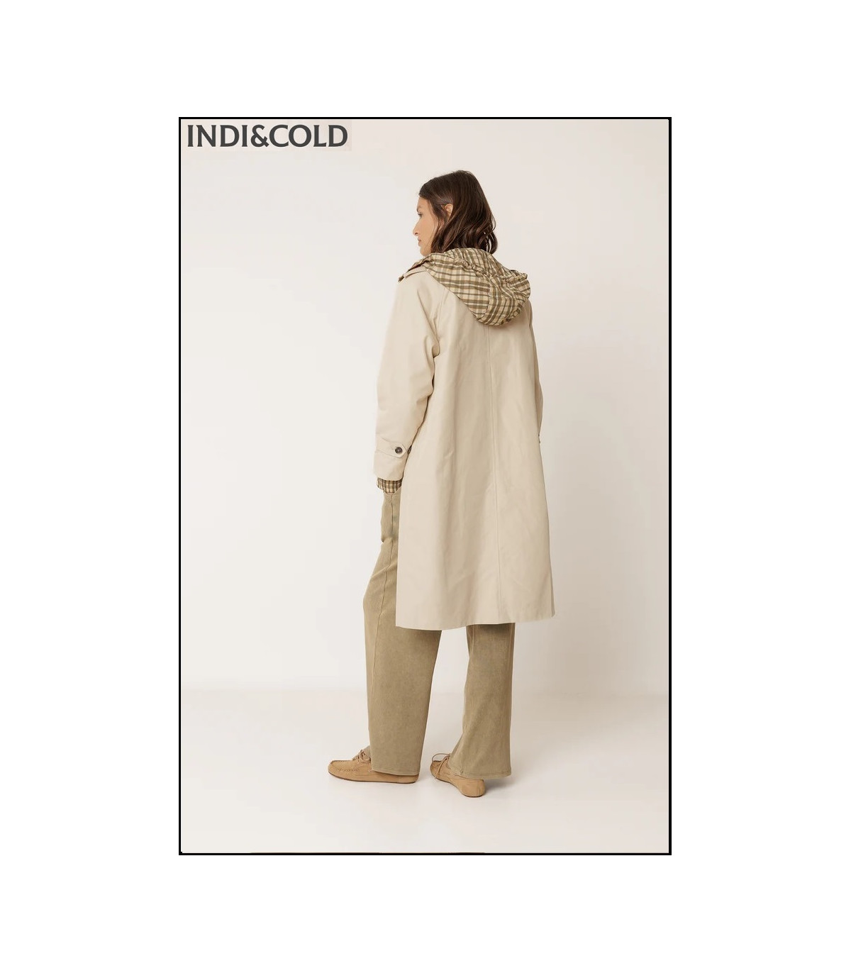 GABARDINA REVERSIBLE CUADROS INDI&COLD