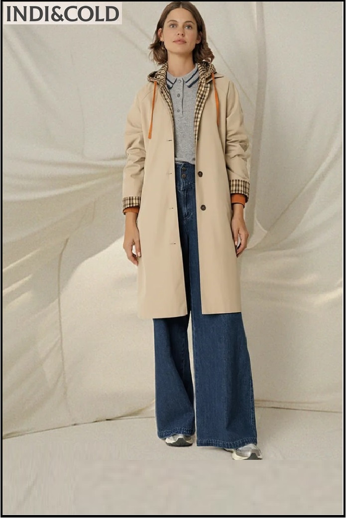 GABARDINA REVERSIBLE CUADROS INDI&COLD