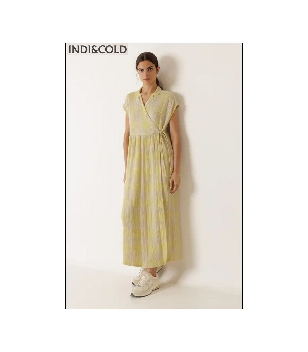 VESTIDO CRUZADO VICHY INDI&COLD