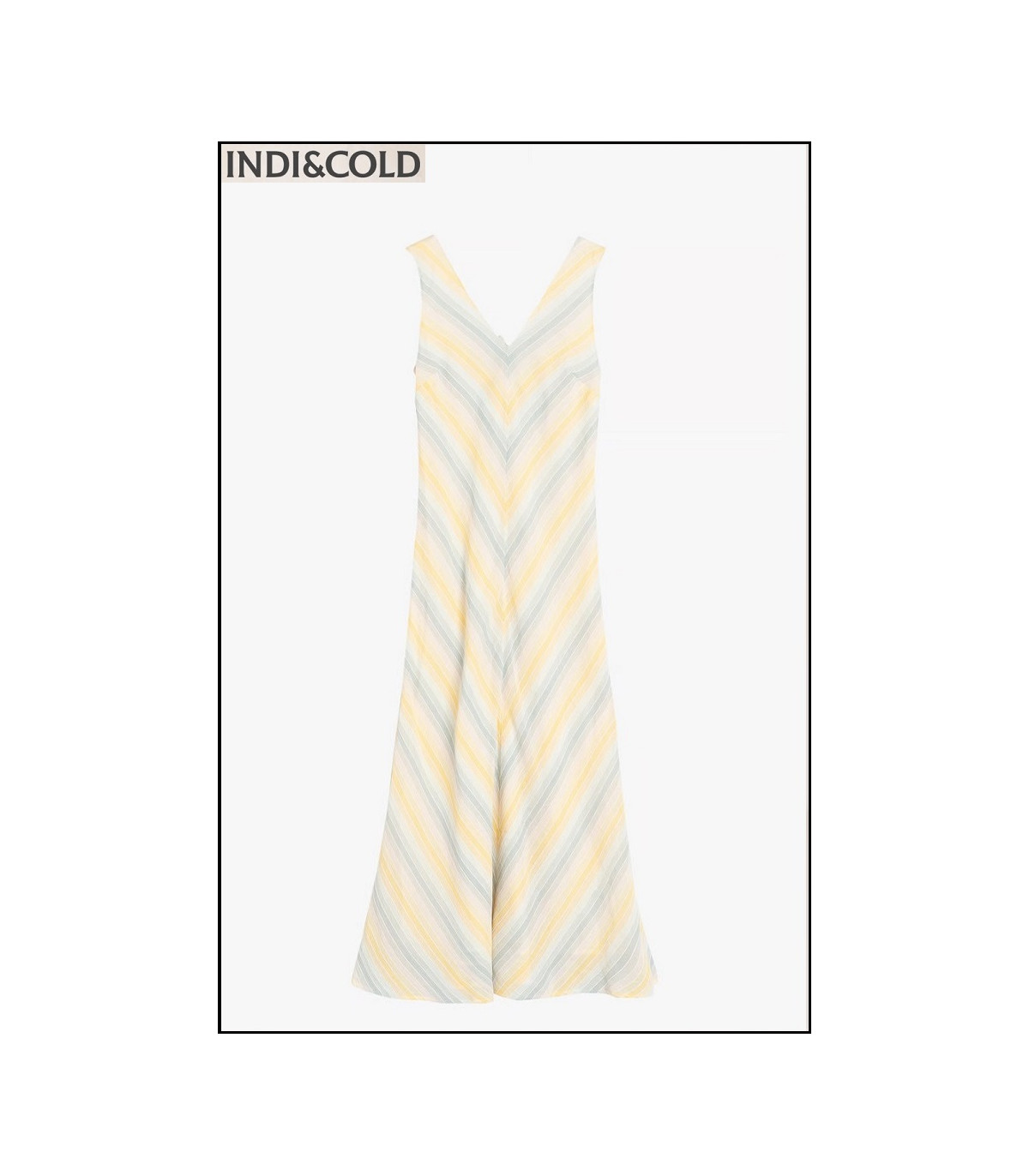 MAXI VESTIDO RAYAS INDI&COLD