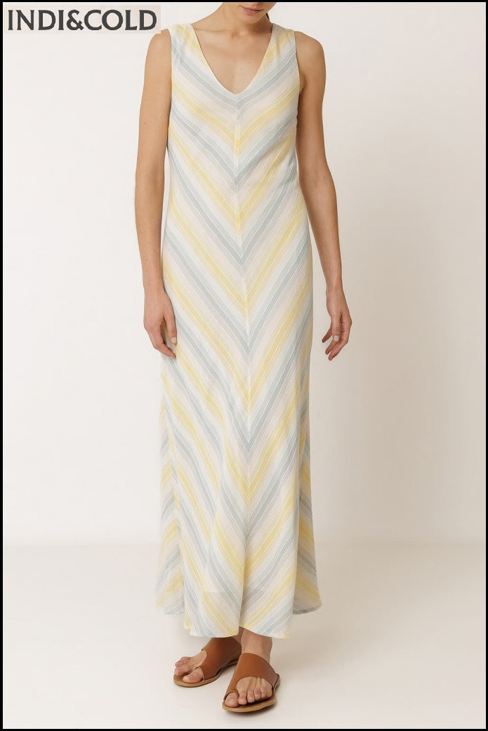 MAXI VESTIDO RAYAS INDI&COLD