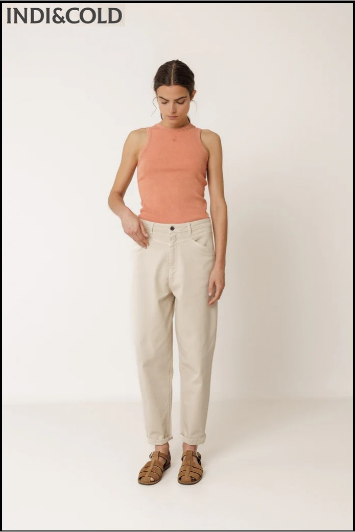 CAMISETA TIRANTES ANAGRAMA MELOCOTÓN INDI&COLD