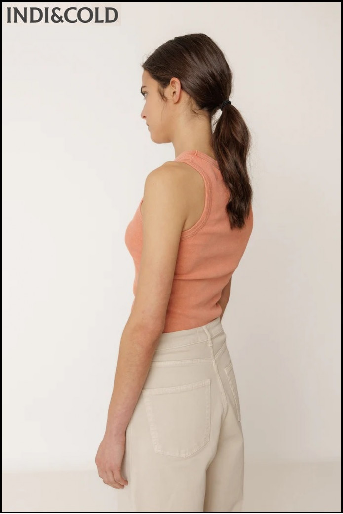 CAMISETA TIRANTES ANAGRAMA MELOCOTÓN INDI&COLD