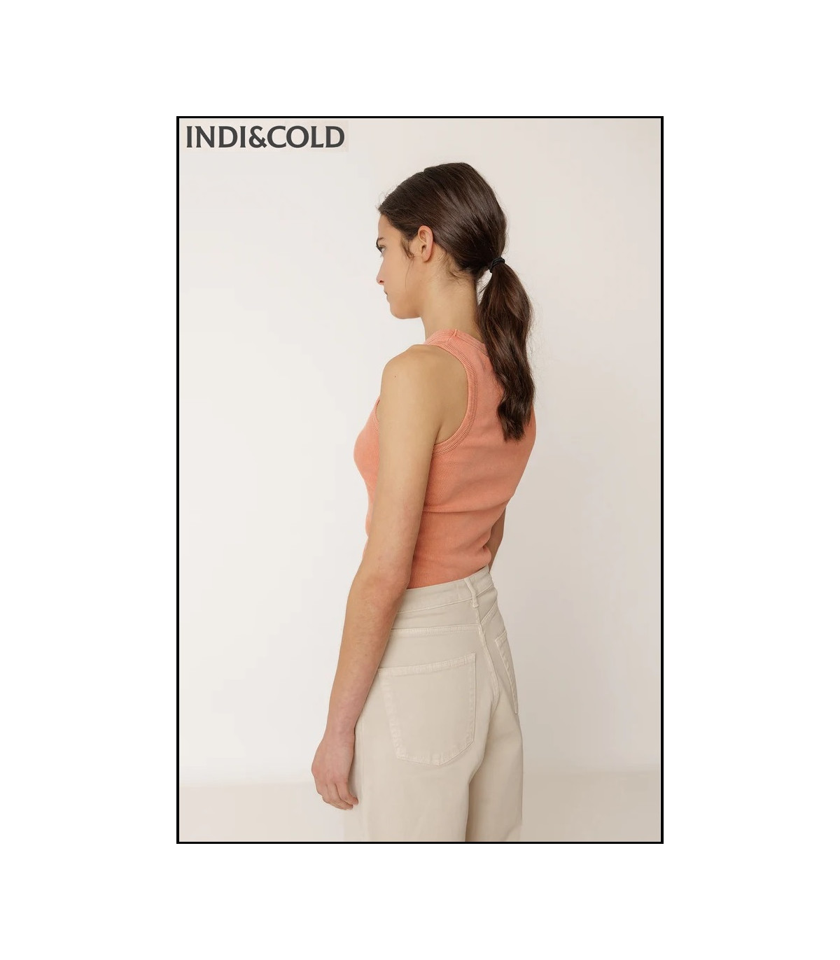 CAMISETA TIRANTES ANAGRAMA MELOCOTÓN INDI&COLD