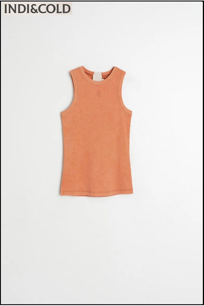 CAMISETA TIRANTES ANAGRAMA MELOCOTÓN INDI&COLD