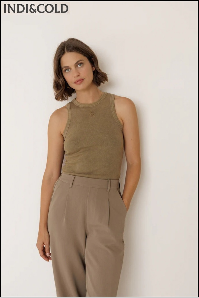 CAMISETA TIRANTES ANAGRAMA KAKHI INDI&COLD