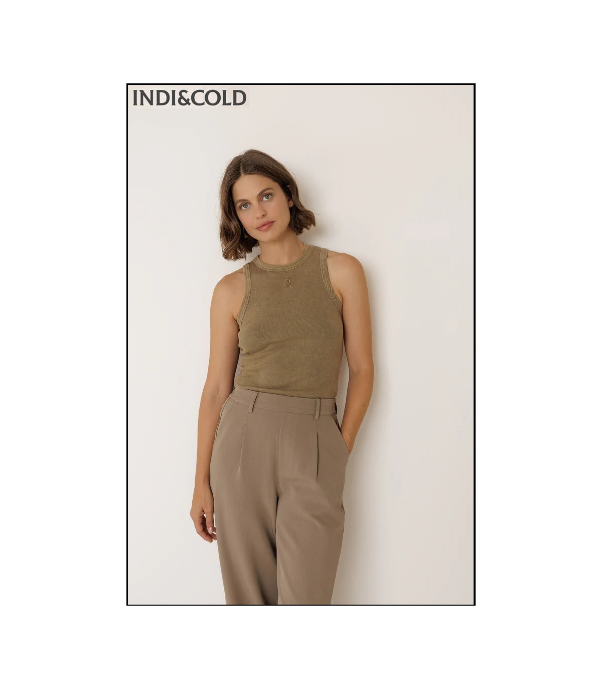 CAMISETA TIRANTES ANAGRAMA KAKHI INDI&COLD