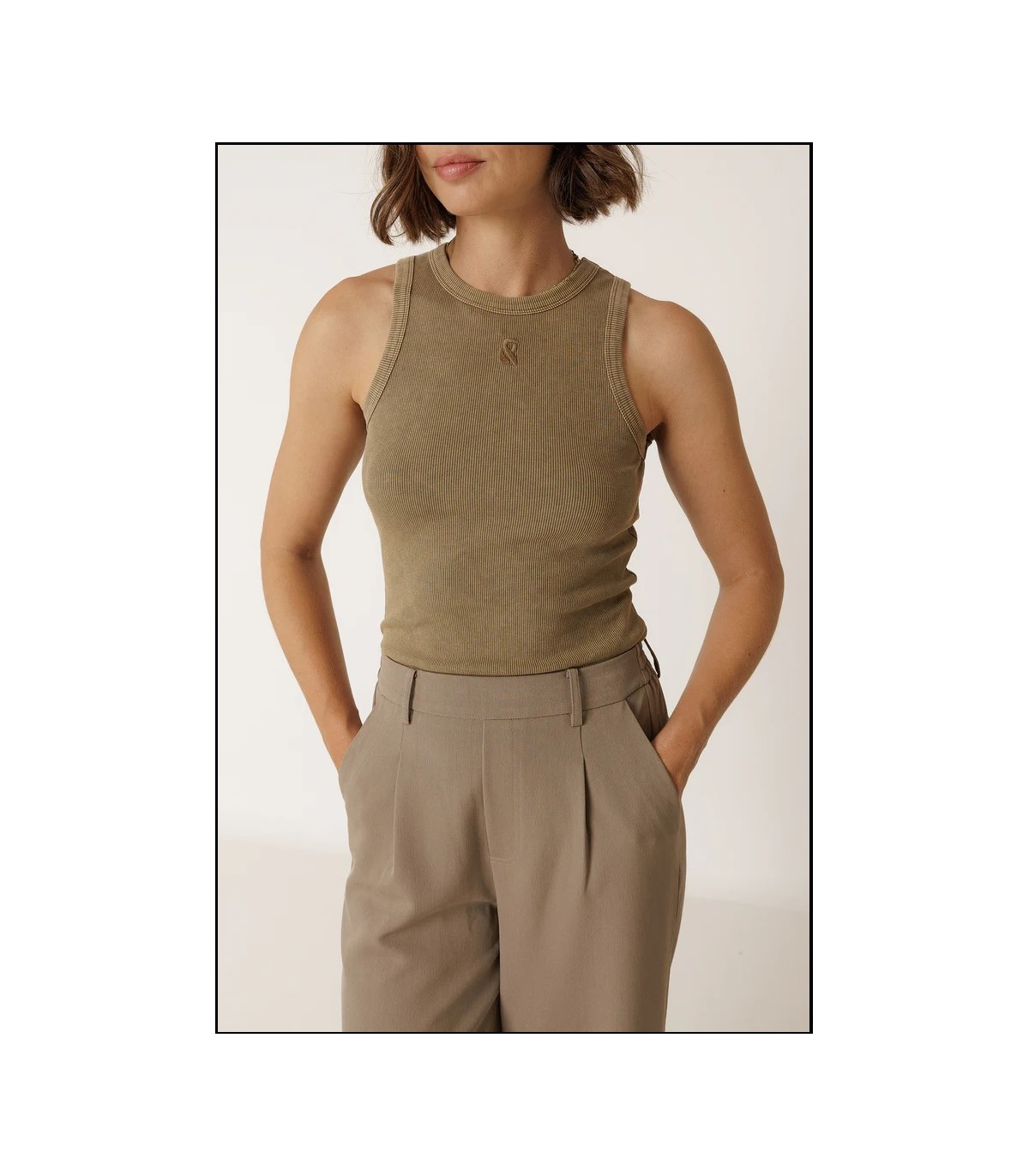 CAMISETA TIRANTES ANAGRAMA KAKHI INDI&COLD