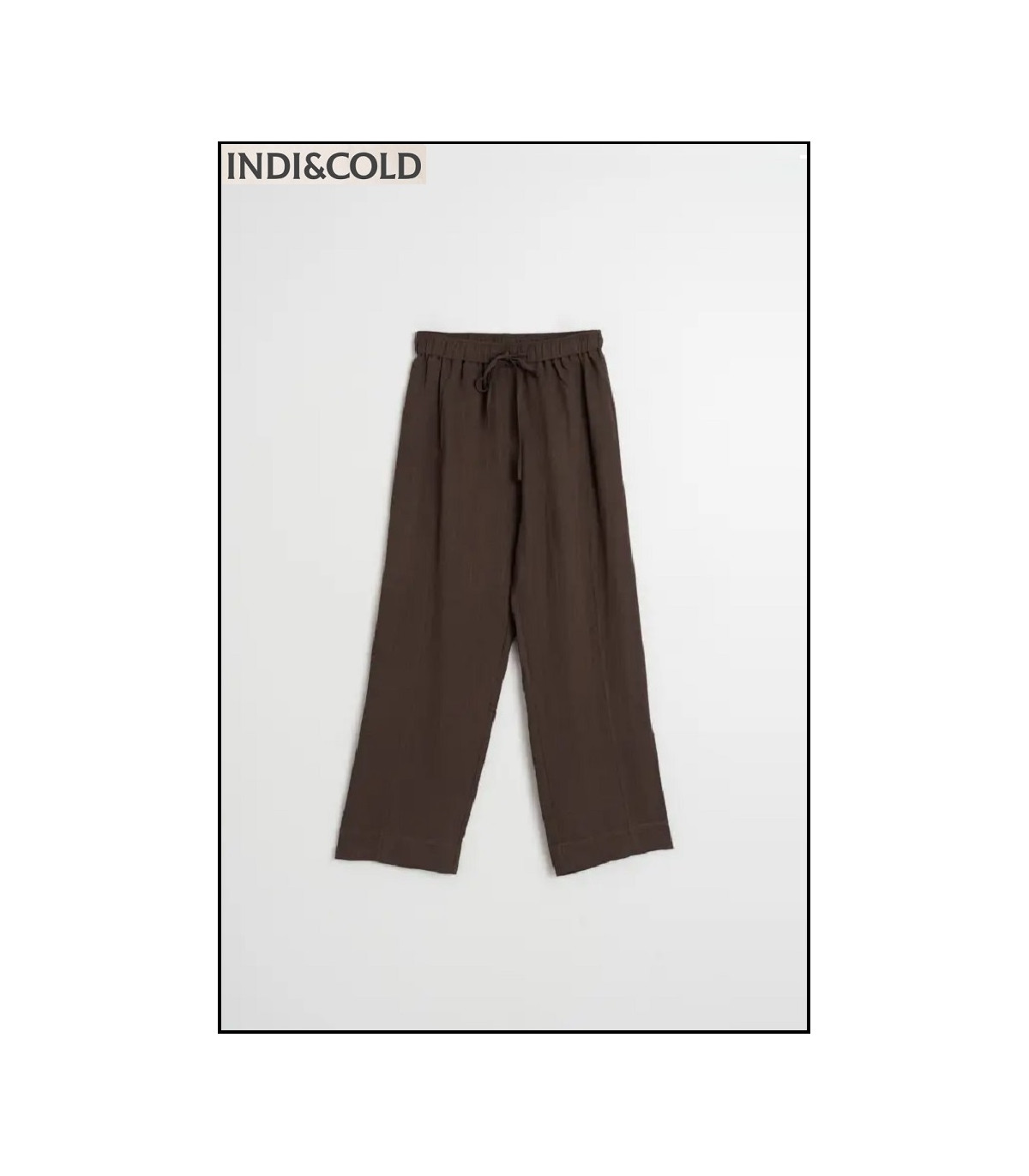PANTALÓN FLUIDO CON CORDÓN INDI&COLD