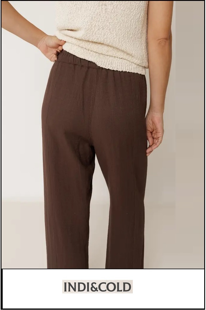 PANTALÓN FLUIDO CON CORDÓN INDI&COLD