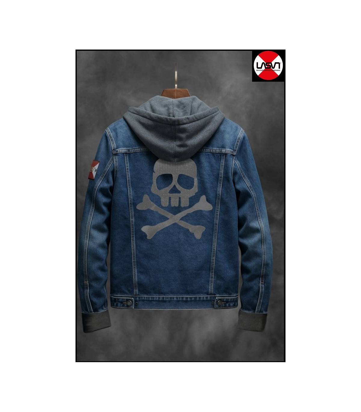 CAZADORA VAQUERA DE HOMBRE BASIC AZUL LA SAL