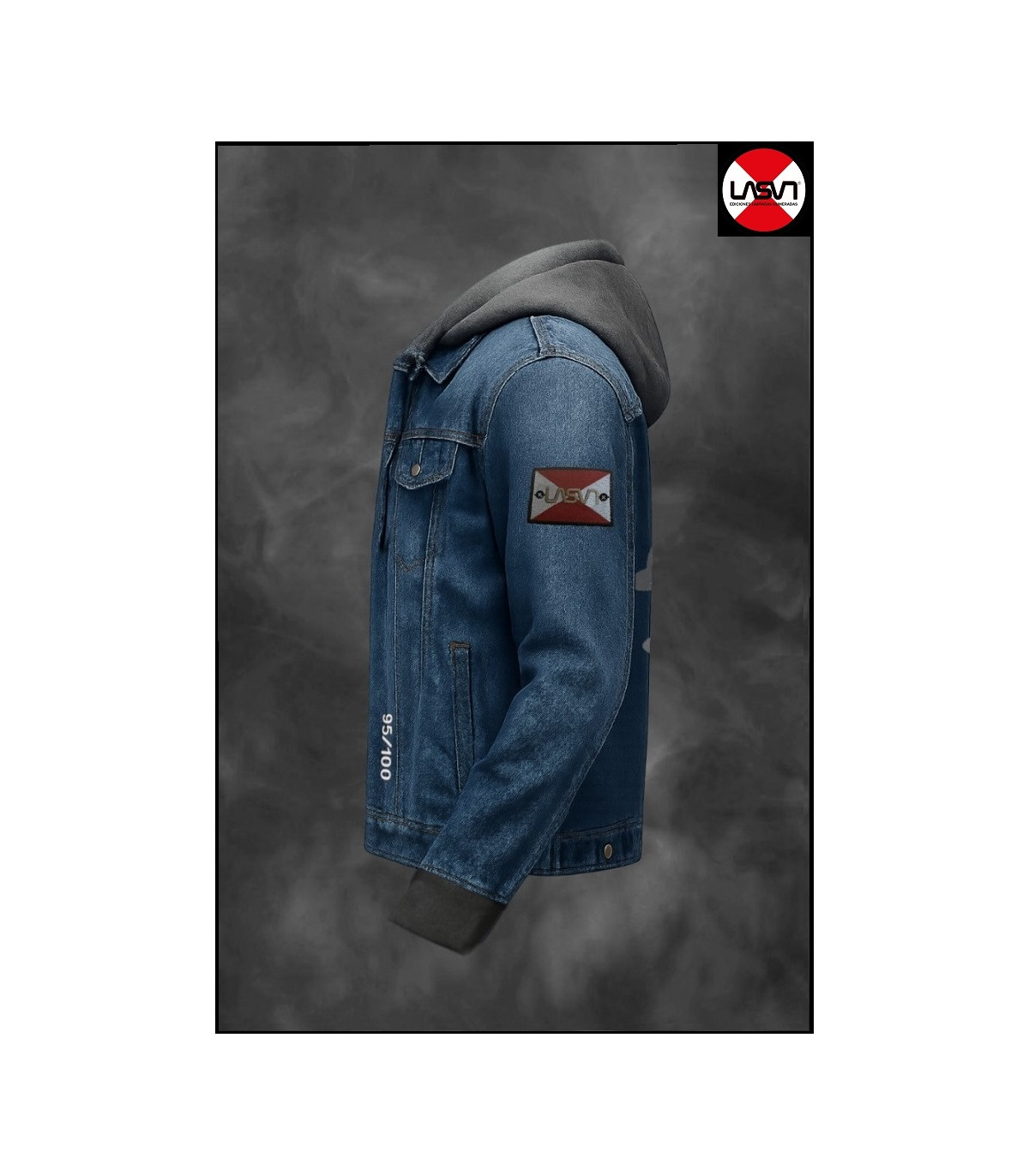 CAZADORA VAQUERA DE HOMBRE BASIC AZUL LA SAL