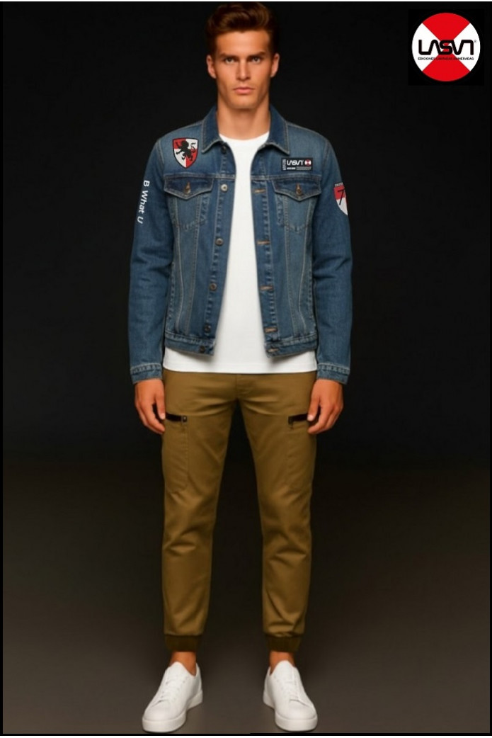 CAZADORA VAQUERA DE HOMBRE LIONS AZUL LA SAL