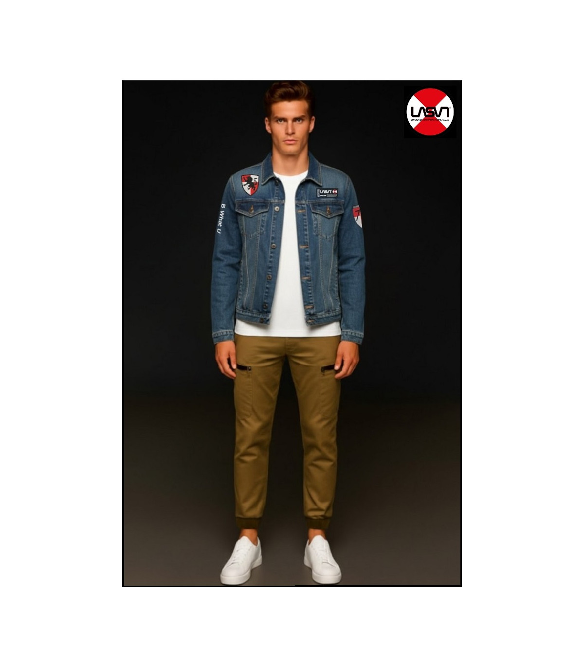 CAZADORA VAQUERA DE HOMBRE LIONS AZUL LA SAL