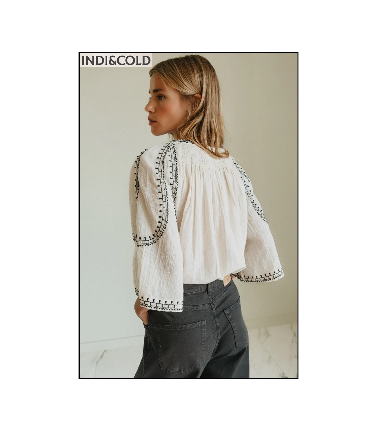 CAMISA MANGA CAMPANA CRUDO INDI&COLD