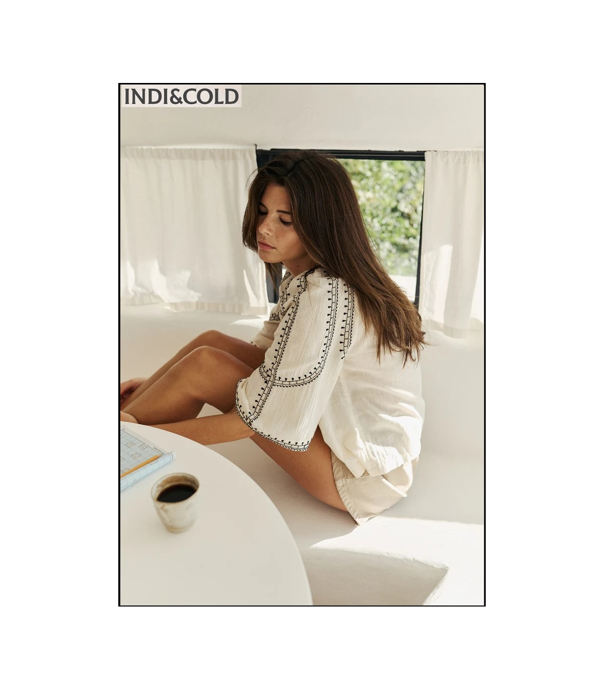 CAMISA MANGA CAMPANA CRUDO INDI&COLD