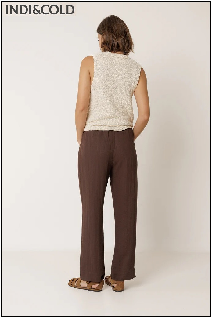 PANTALÓN FLUIDO CON CORDÓN INDI&COLD