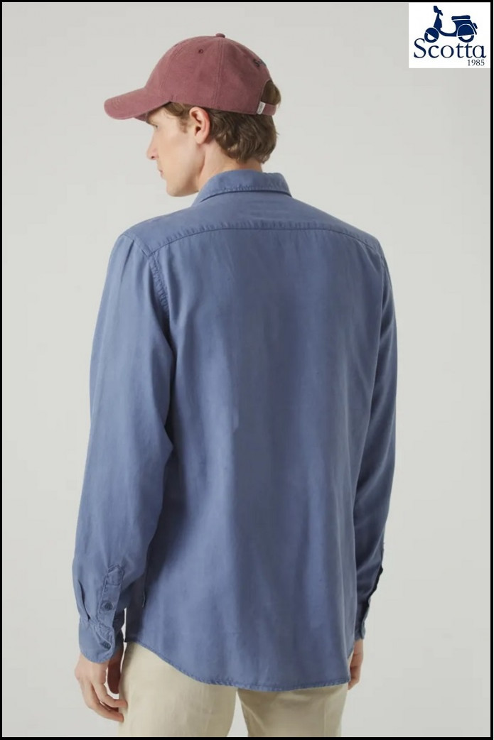 CAMISA FOREST TENCE LINEN AZUL DENIM SCOTTA