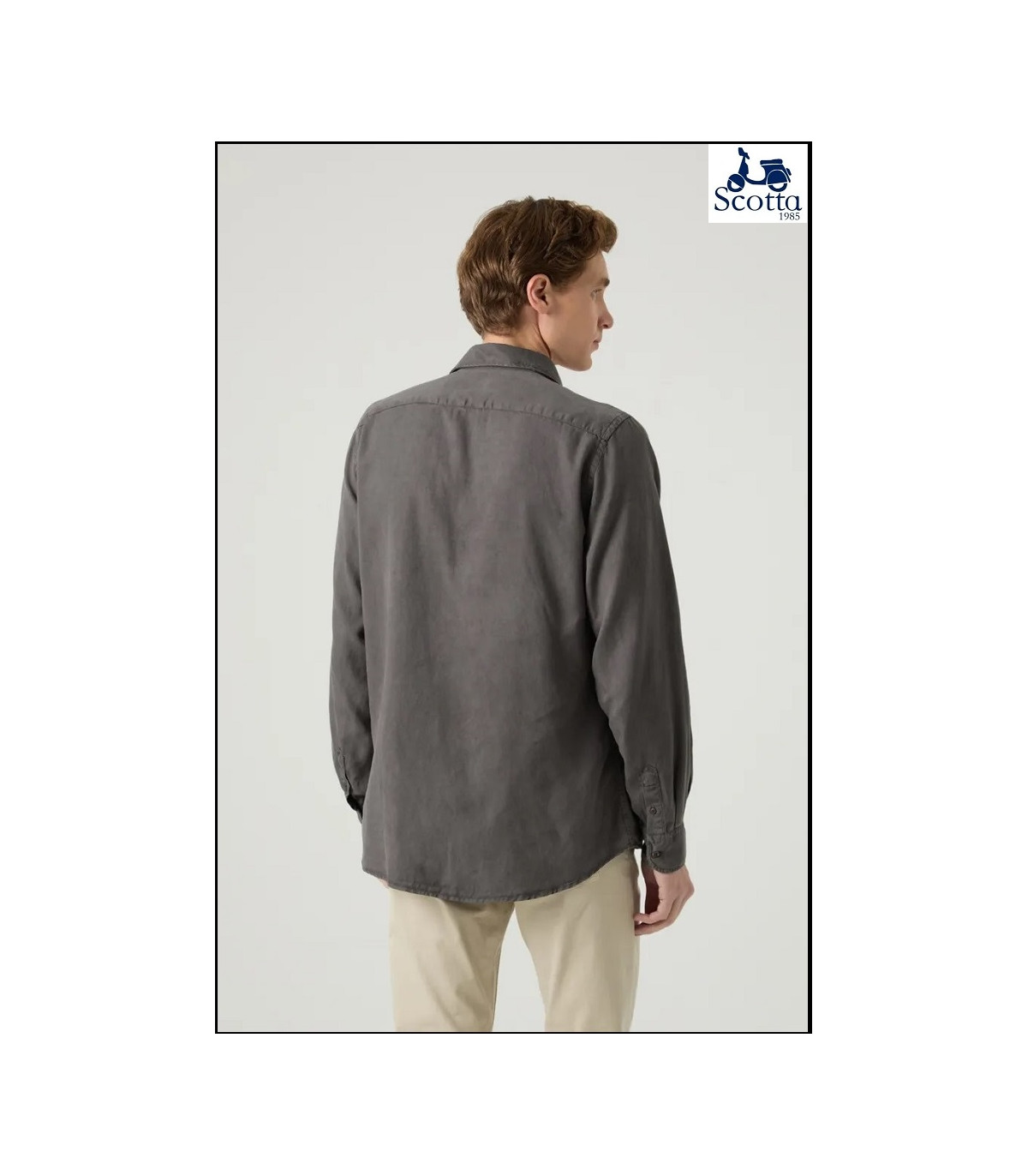 CAMISA FOREST TENCE LINEN GRIS OSCURO SCOTTA