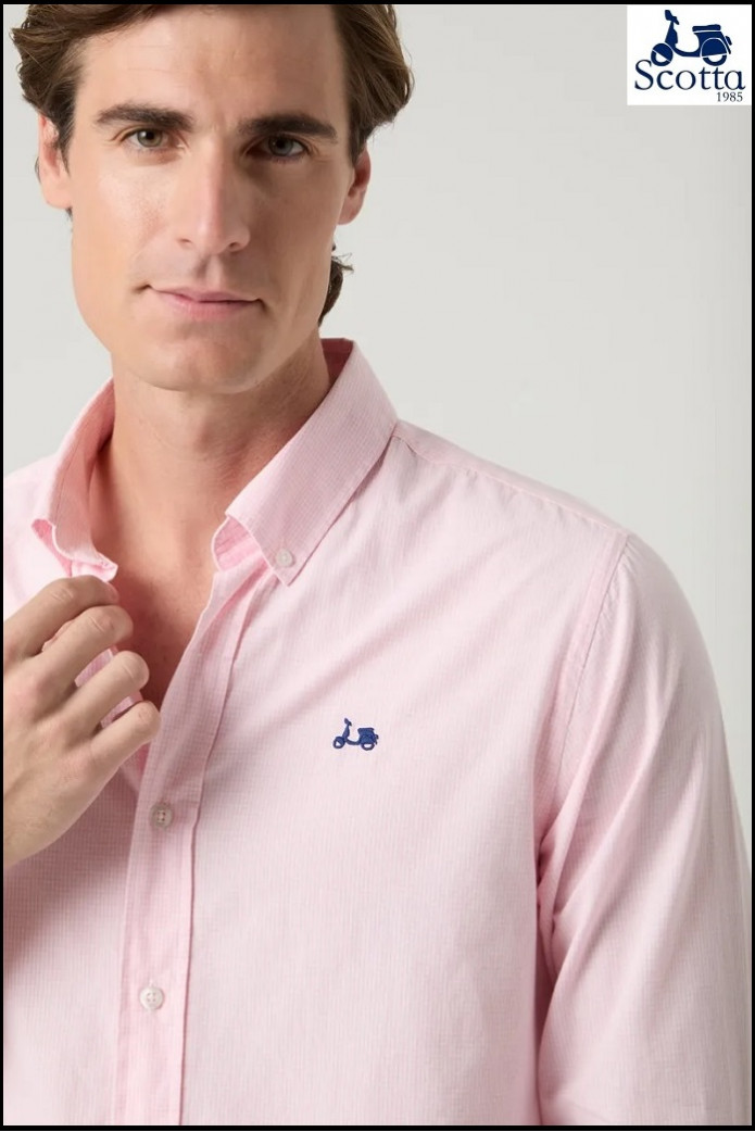 CAMISA VICHY ROSA SCOTTA