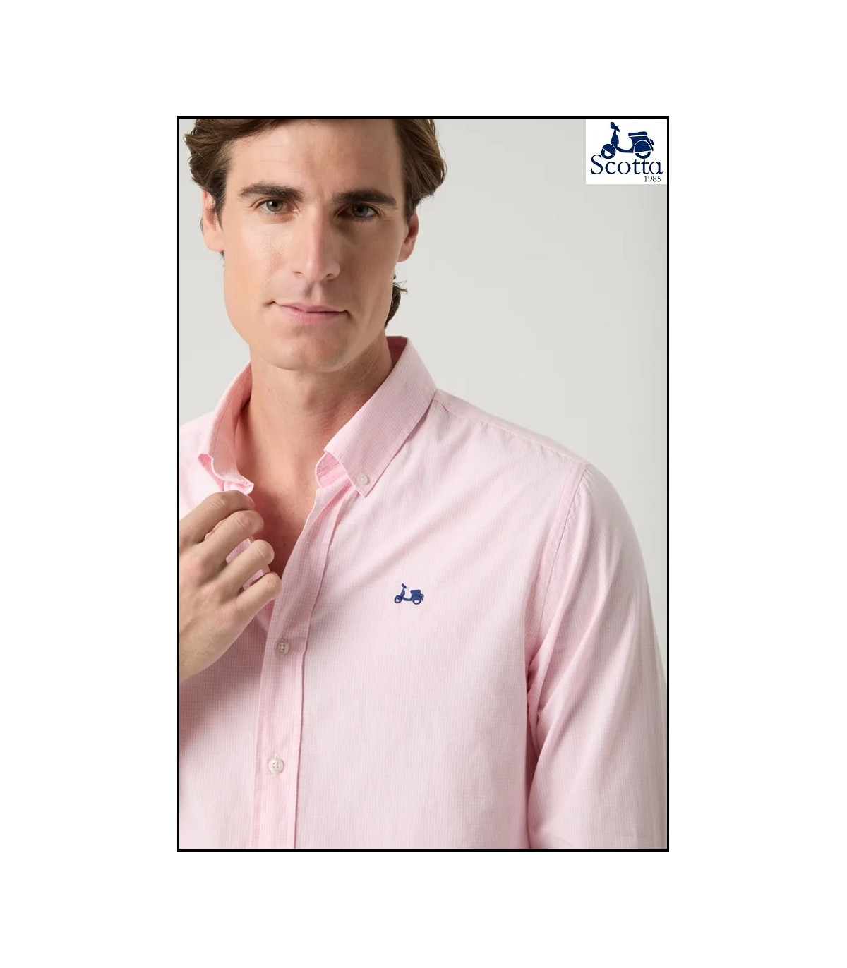 CAMISA VICHY ROSA SCOTTA