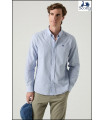 CAMISA MIL CUADROS AZUL DENIM SCOTTA