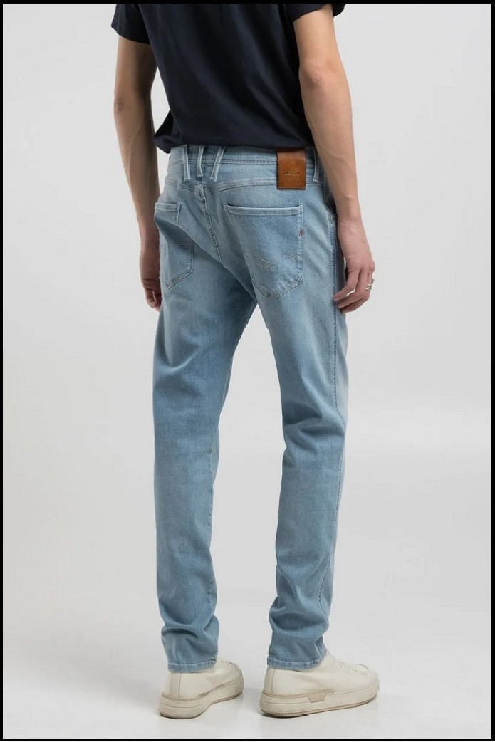 VAQUEROS SLIM FIT ANBASS LIGHT BLUE REPLAY