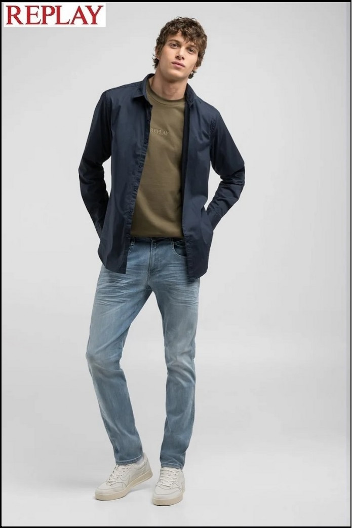 VAQUEROS SLIM FIT ANBASS REPLAY