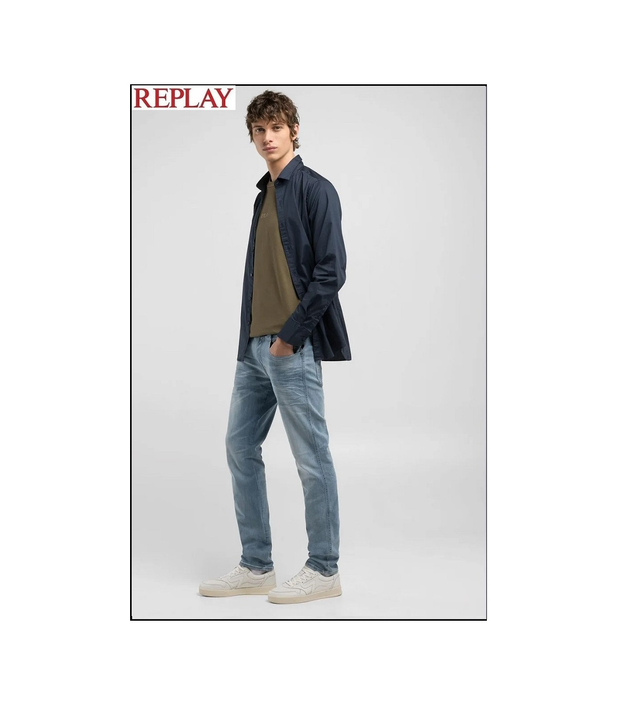 VAQUEROS SLIM FIT ANBASS REPLAY