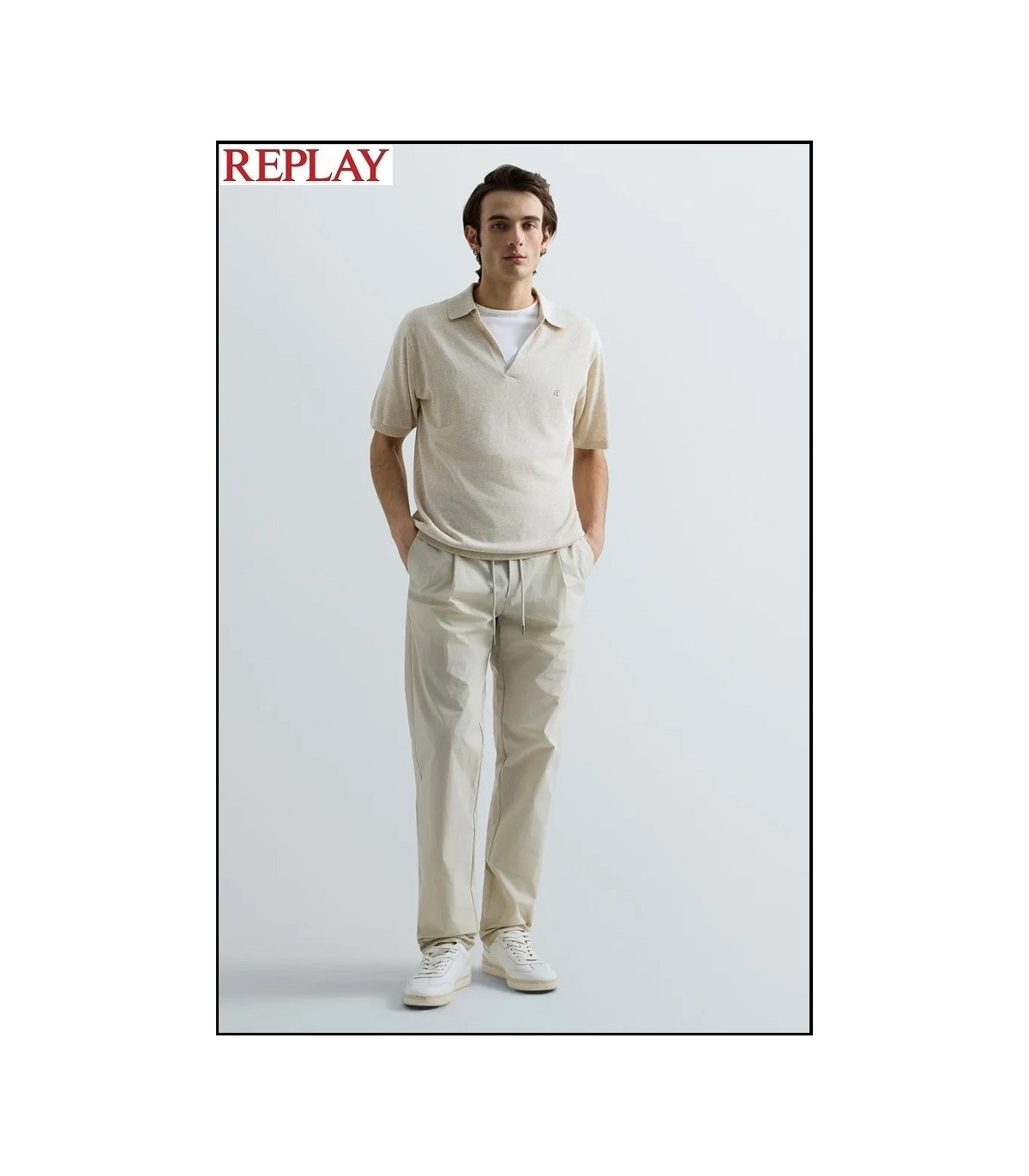PANTALONES TAPERED FIT REPLAY