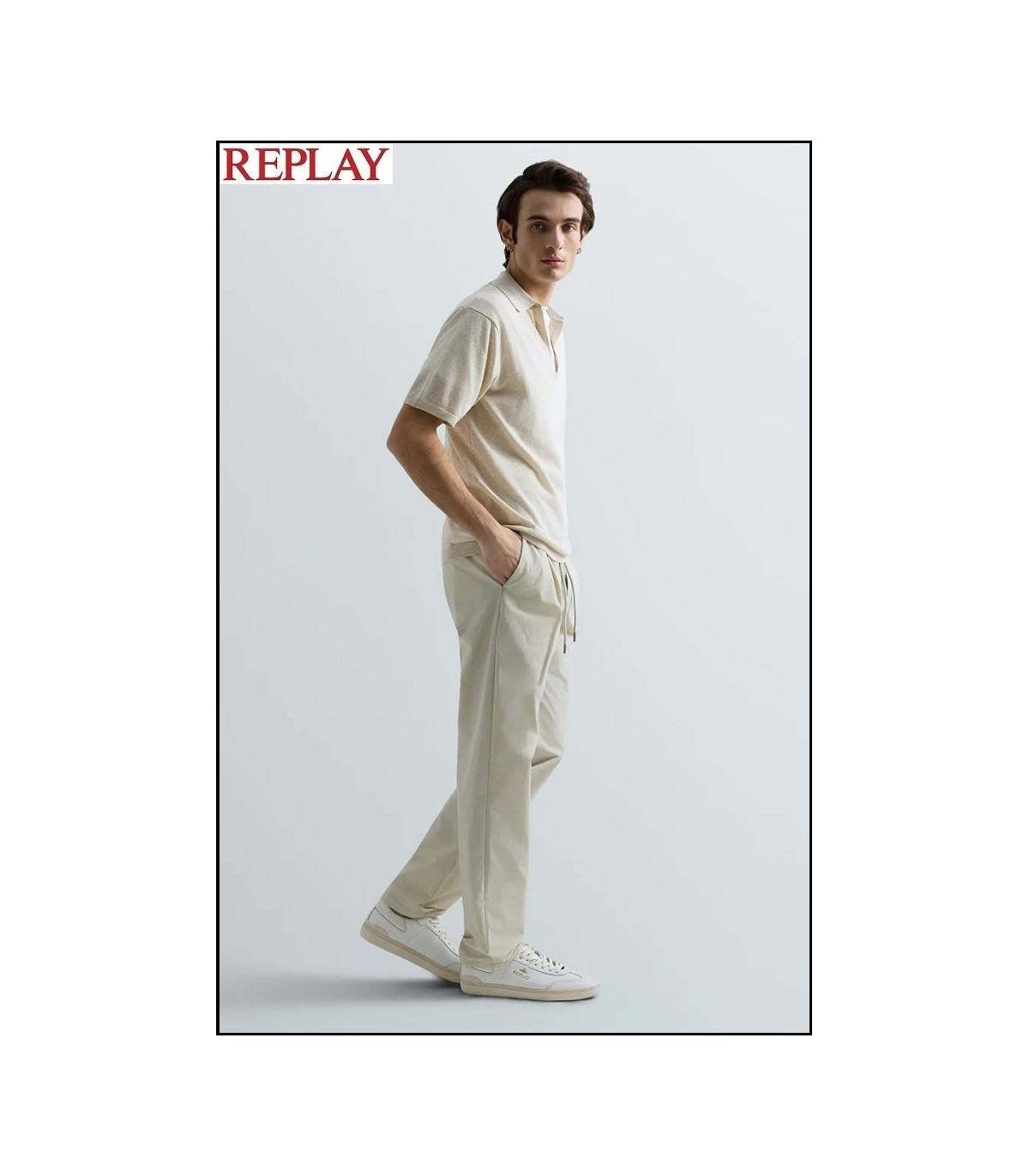 PANTALONES TAPERED FIT REPLAY