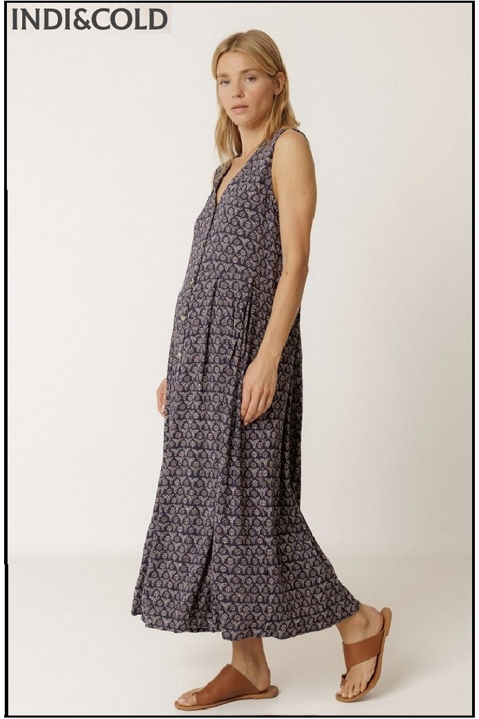 VESTIDO MULTIPOSICIÓN BLOCKPRINT INDI&COLD