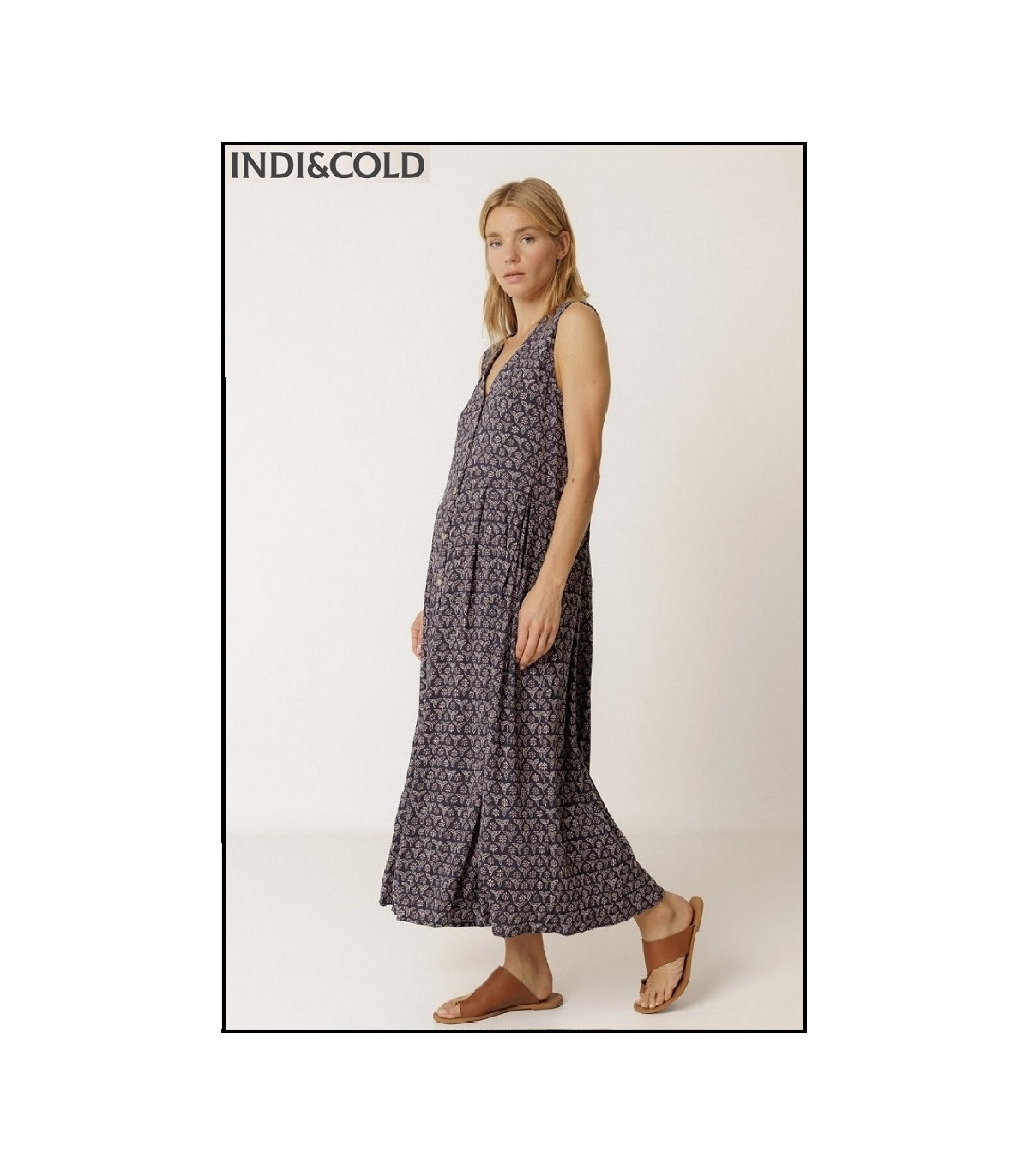 VESTIDO MULTIPOSICIÓN BLOCKPRINT INDI&COLD