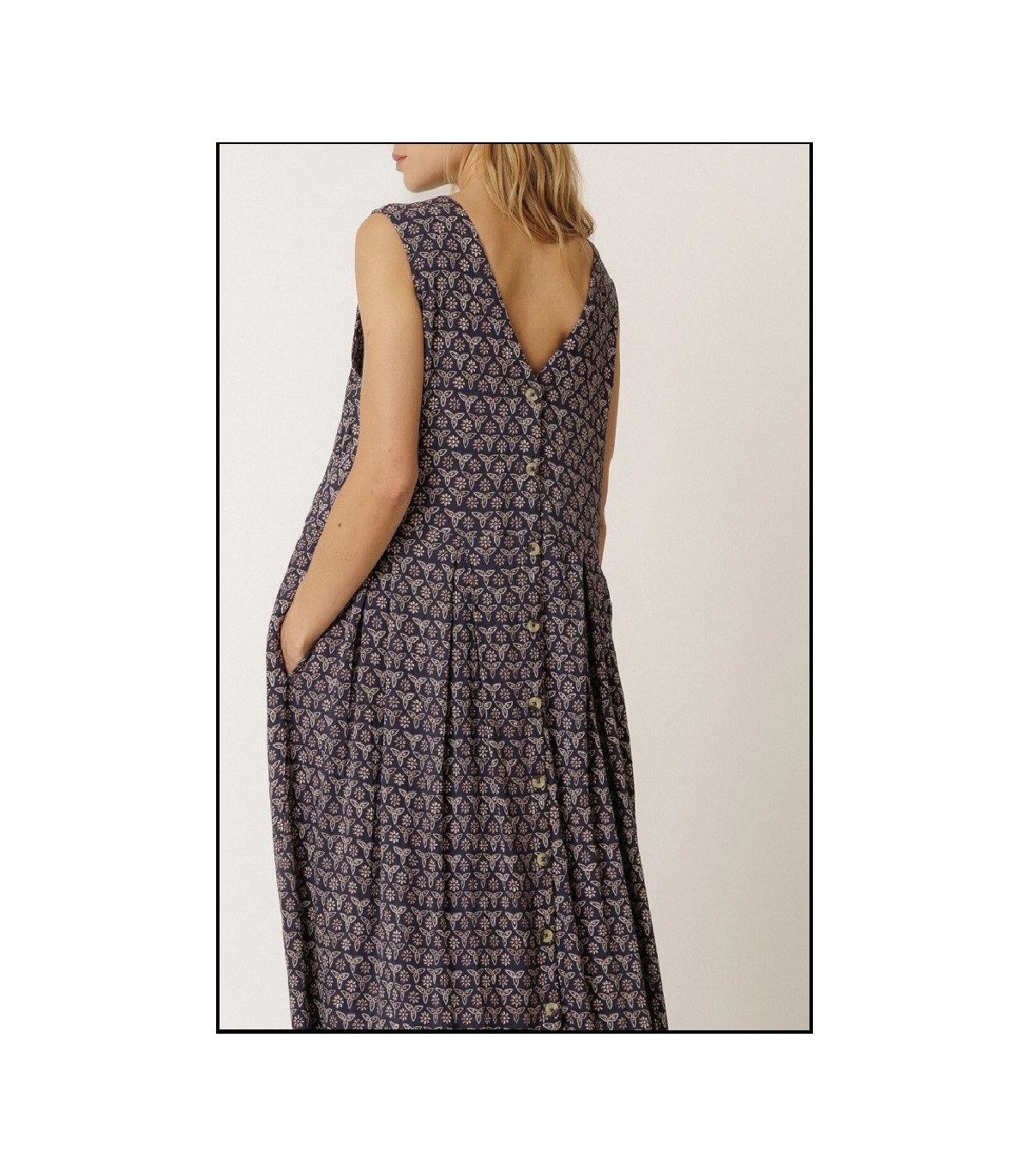 VESTIDO MULTIPOSICIÓN BLOCKPRINT INDI&COLD