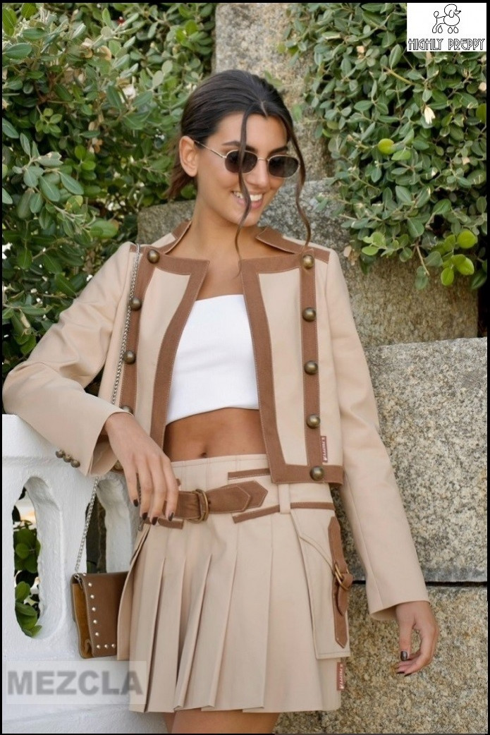 CHAQUETA INSERCIONES HIGHLY PREPPY