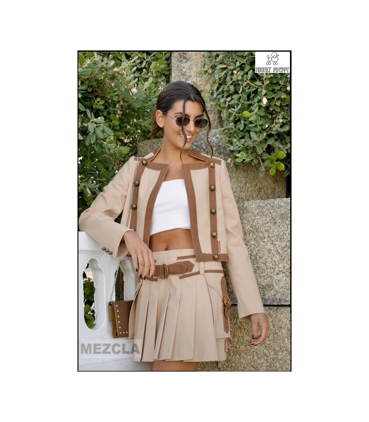 CHAQUETA INSERCIONES HIGHLY PREPPY