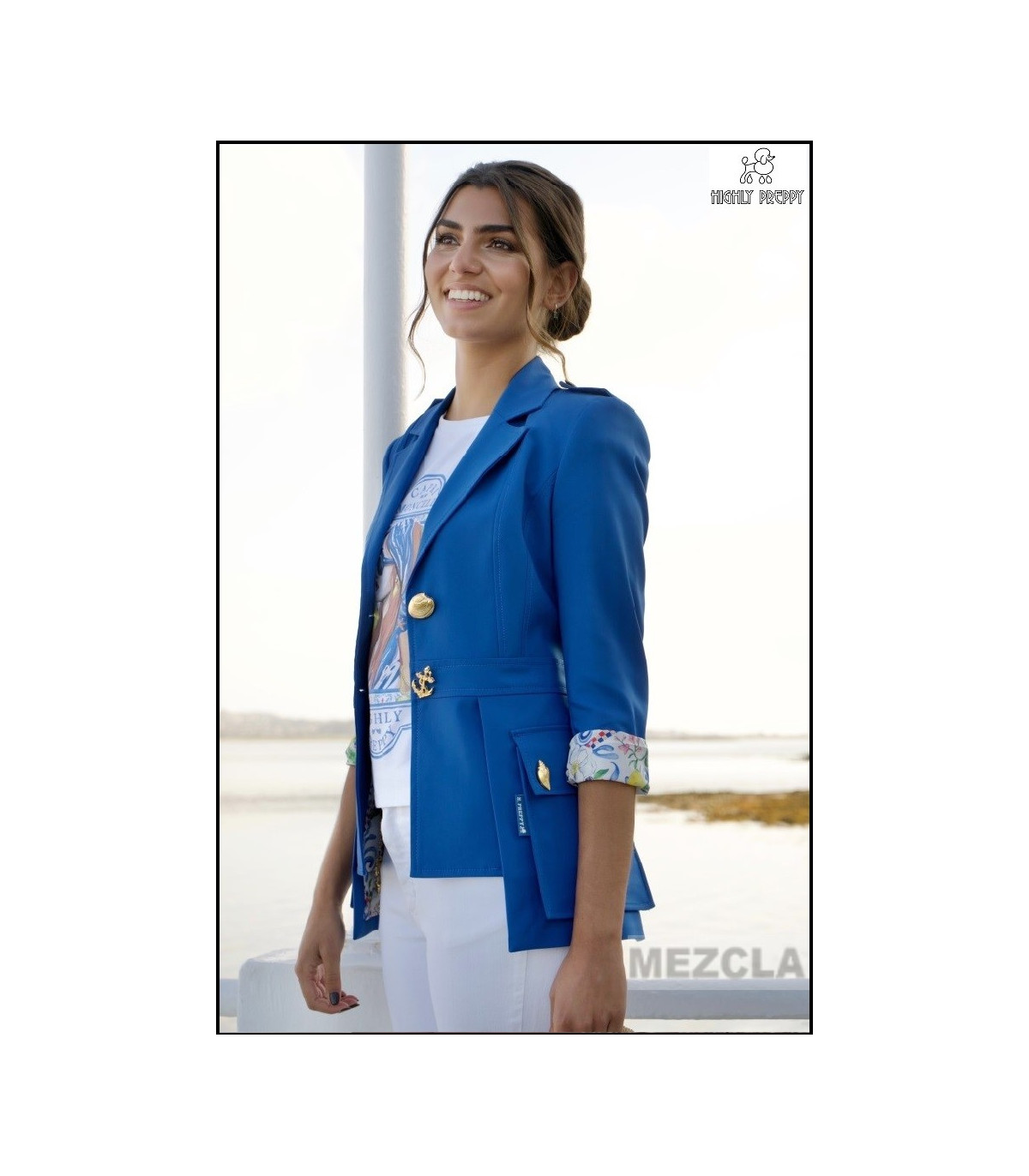 SAHARIANA AZUL CAPRI HIGHLY PREPPY