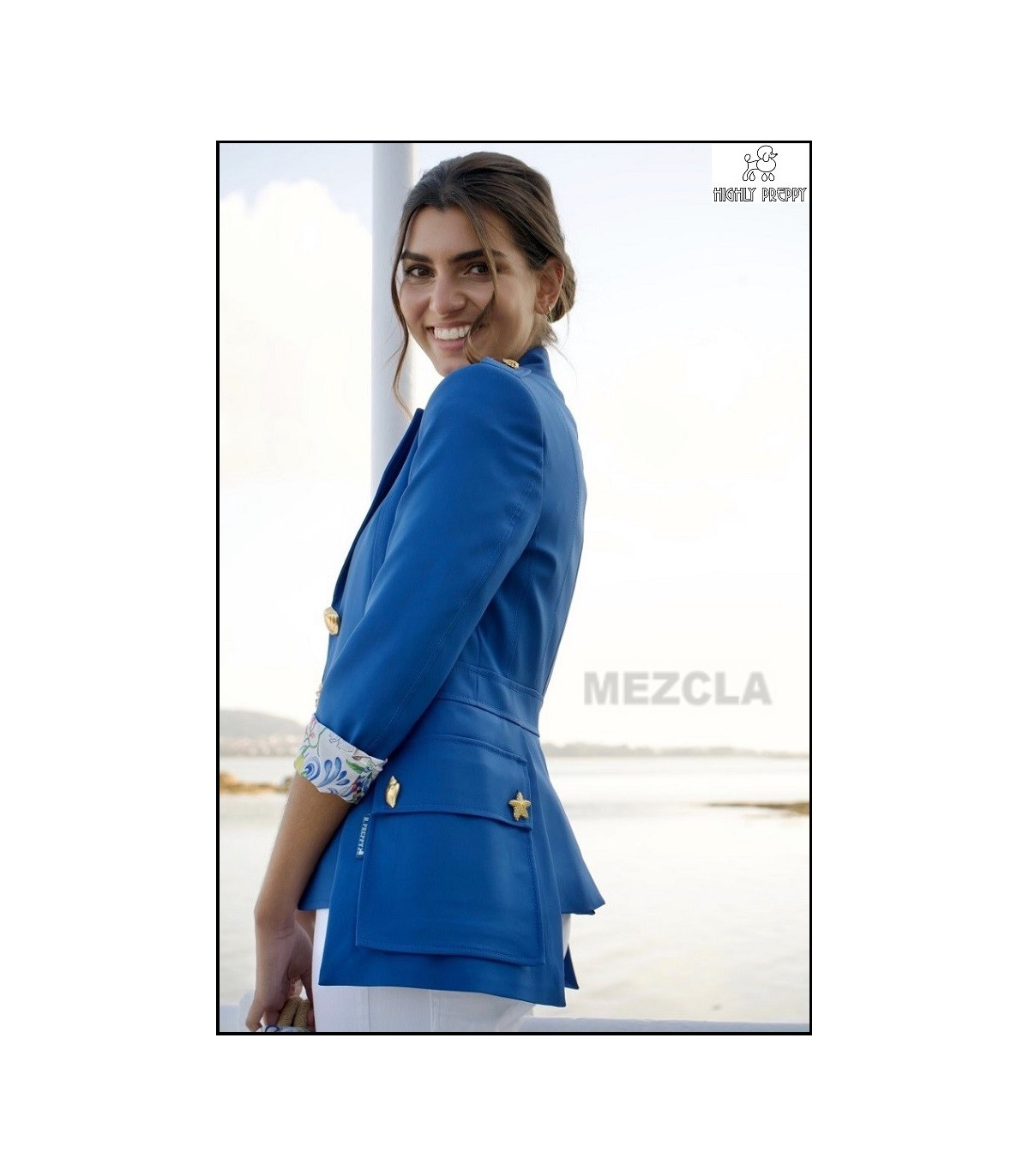 SAHARIANA AZUL CAPRI HIGHLY PREPPY