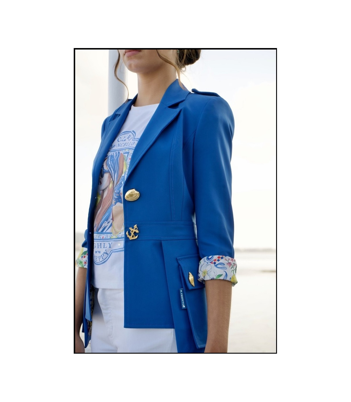 SAHARIANA AZUL CAPRI HIGHLY PREPPY