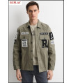 SOBRECAMISA CON PARCHE Y LOGOTIPO REPLAY