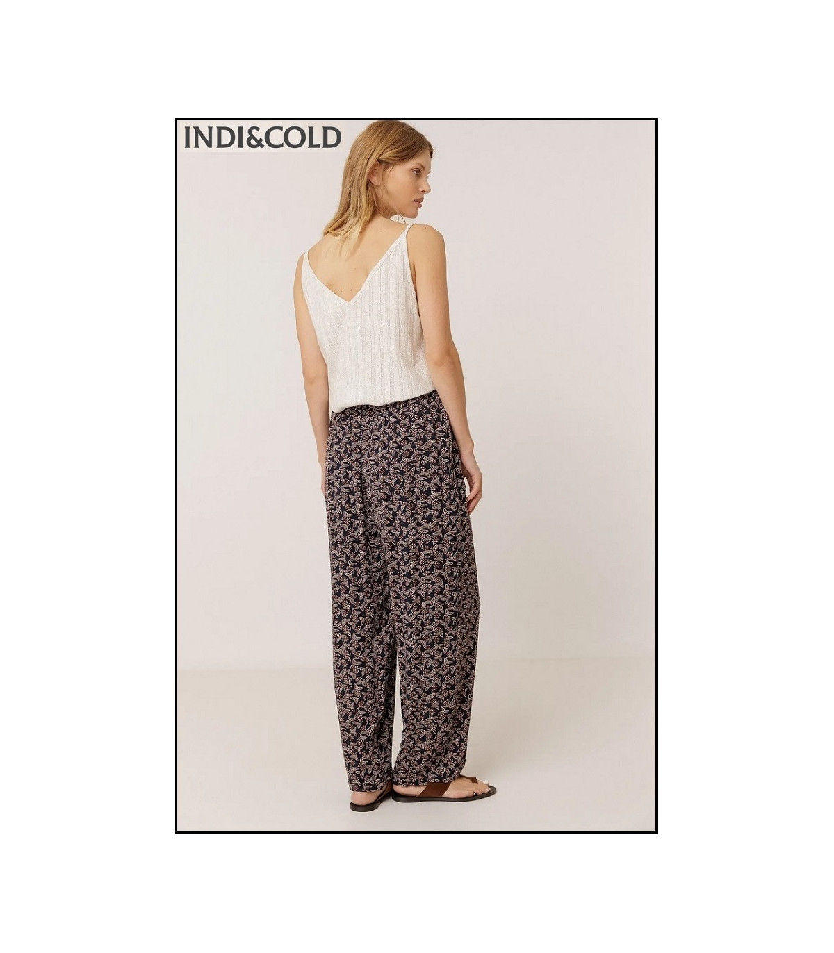 PANTALÓN ESTAMPADO FLUÍDO INDI&COLD