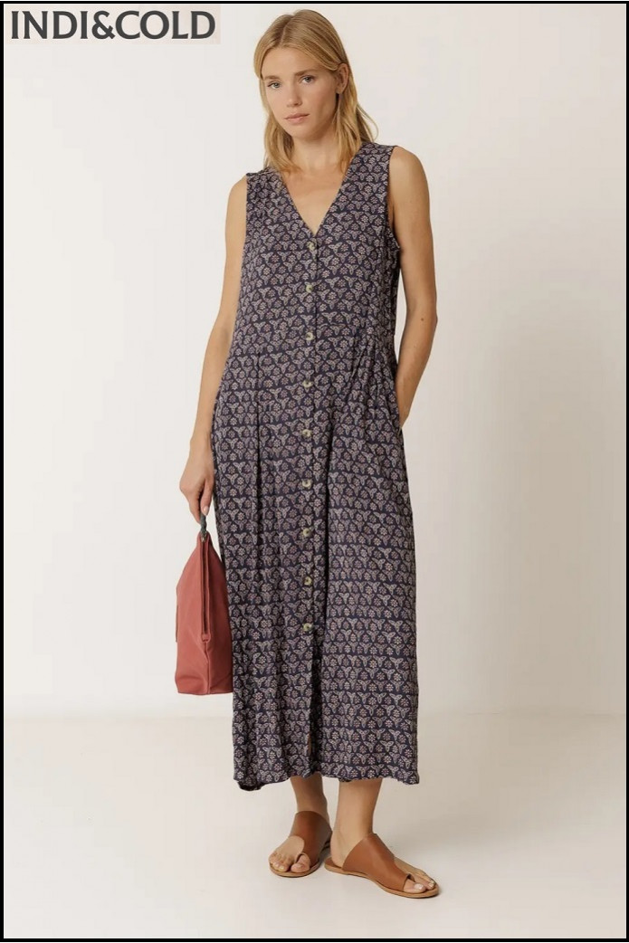 VESTIDO MULTIPOSICIÓN BLOCKPRINT INDI&COLD