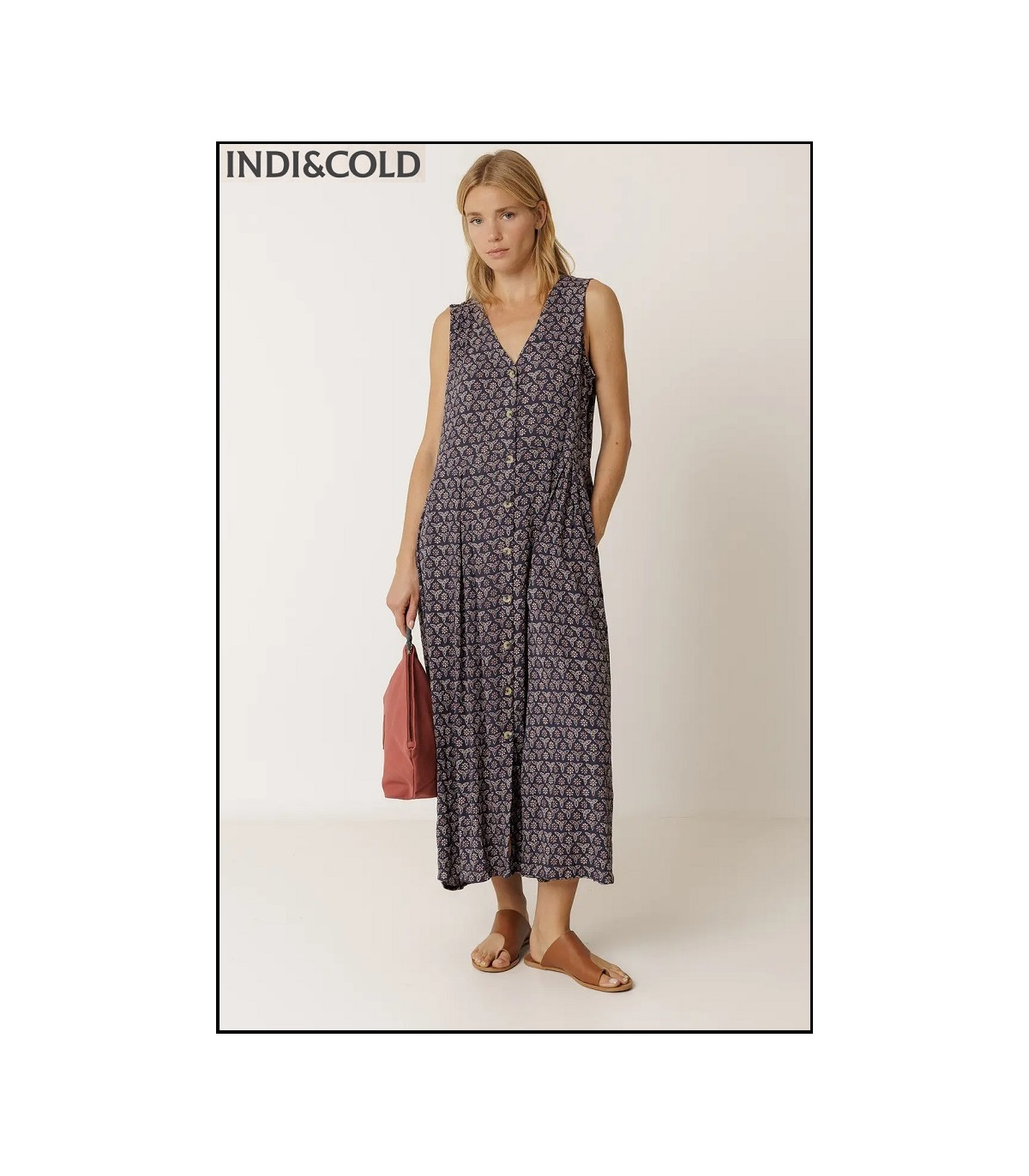 VESTIDO MULTIPOSICIÓN BLOCKPRINT INDI&COLD
